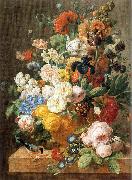 Bouquet of Flowers in a Sculpted Vase dfg ELIAERTS, Jan Frans